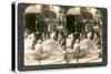 Women Sorting Large Piles of Silk Cocoons, Antioch, Syria, 1900s-Underwood & Underwood-Stretched Canvas