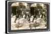 Women Sorting Large Piles of Silk Cocoons, Antioch, Syria, 1900s-Underwood & Underwood-Framed Stretched Canvas