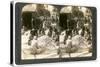 Women Sorting Large Piles of Silk Cocoons, Antioch, Syria, 1900s-Underwood & Underwood-Stretched Canvas