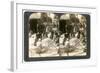 Women Sorting Large Piles of Silk Cocoons, Antioch, Syria, 1900s-Underwood & Underwood-Framed Giclee Print