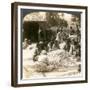 Women Sorting Large Piles of Silk Cocoons, Antioch, Syria, 1900s-Underwood & Underwood-Framed Giclee Print