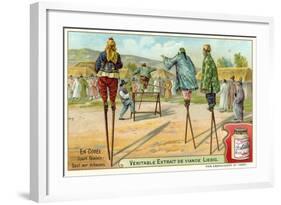 Women Stilt Jumpers, Korea-null-Framed Giclee Print