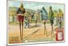 Women Stilt Jumpers, Korea-null-Mounted Giclee Print