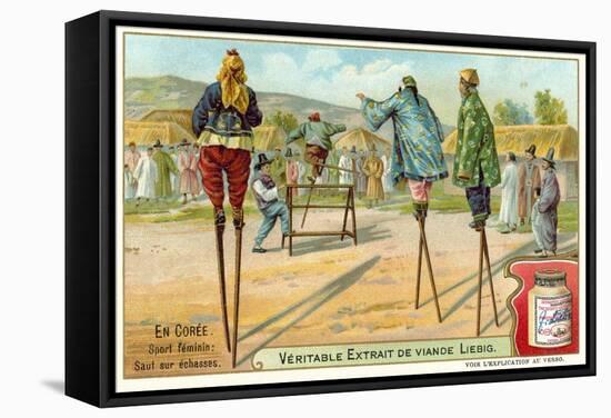 Women Stilt Jumpers, Korea-null-Framed Stretched Canvas