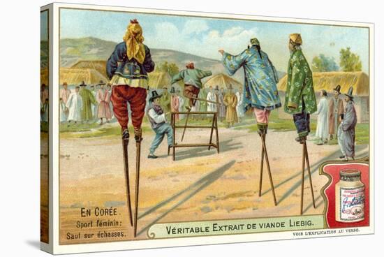 Women Stilt Jumpers, Korea-null-Stretched Canvas