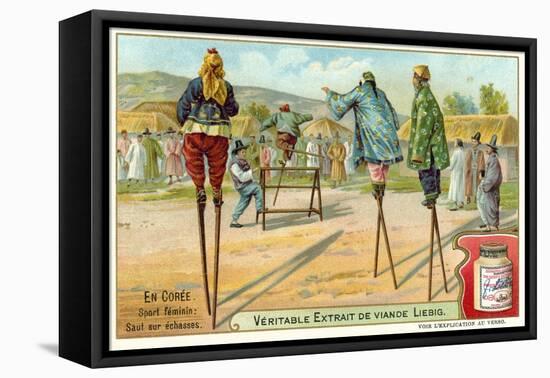 Women Stilt Jumpers, Korea-null-Framed Stretched Canvas