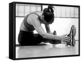 Women Stretching During Exercise Session, New York, New York, USA-Paul Sutton-Framed Stretched Canvas
