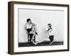 Women Stretching-null-Framed Photo