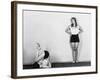 Women Stretching-null-Framed Photo