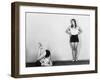 Women Stretching-null-Framed Photo