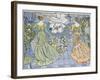 Women Surrounded by Flowers, C. 1900-Georges de Feure-Framed Giclee Print