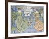 Women Surrounded by Flowers, C. 1900-Georges de Feure-Framed Giclee Print