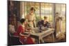 Women Taking Tea-Albert Lynch-Mounted Giclee Print