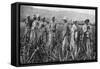 Women Tending Young Sugar Canes in Jamaica, 1922-null-Framed Stretched Canvas