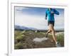 Women Trail Runner, Salt Lake City, Utah,-Brandon Flint-Framed Photographic Print