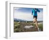 Women Trail Runner, Salt Lake City, Utah,-Brandon Flint-Framed Photographic Print