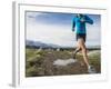 Women Trail Runner, Salt Lake City, Utah,-Brandon Flint-Framed Photographic Print