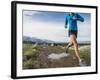 Women Trail Runner, Salt Lake City, Utah,-Brandon Flint-Framed Photographic Print