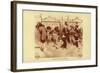 Women Trying on Shoes in a Shoe Shop-Albert Guillaume-Framed Giclee Print