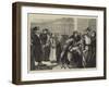 Women Trying to See the Prisoners at Versailles-null-Framed Giclee Print