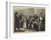 Women Trying to See the Prisoners at Versailles-null-Framed Giclee Print