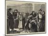 Women Trying to See the Prisoners at Versailles-null-Mounted Giclee Print