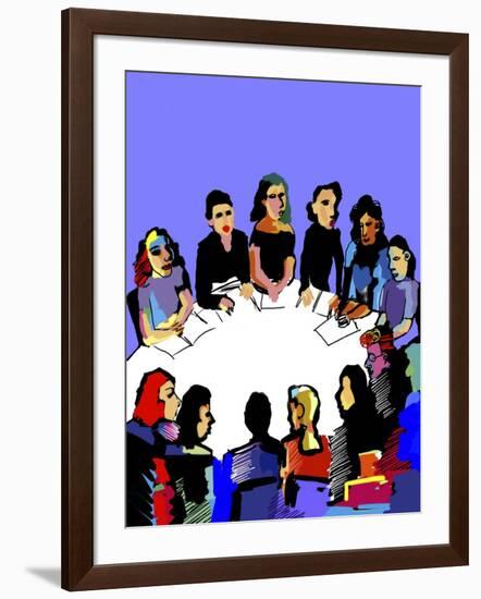 Women Unite-Diana Ong-Framed Giclee Print