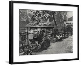 Women Vagrants Sleeping, Spitalfields, East End of London-Peter Higginbotham-Framed Photographic Print