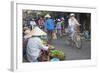 Women Vendors Selling Vegetables at Market, Hoi An, Quang Nam, Vietnam, Indochina-Ian Trower-Framed Photographic Print