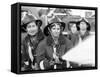 Women Volunteer Fire Fighters in Micanopy, Fla-null-Framed Stretched Canvas