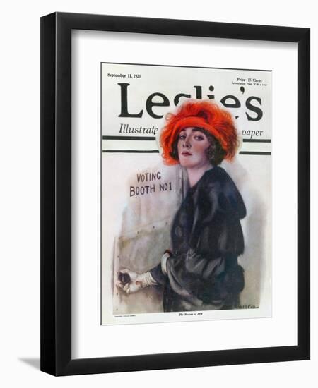 Women Voting, 1920-null-Framed Premium Giclee Print