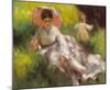 Women W/parasol-Pierre-Auguste Renoir-Mounted Art Print