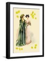 Women Walking-null-Framed Art Print