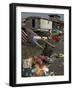 Women Washing Their Laundry on Bank of the Ayeryarwady River, Mandalay-Eitan Simanor-Framed Photographic Print