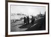 Women Water Carriers, Tigris River, Baghdad, Iraq, 1917-1919-null-Framed Giclee Print