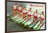 Women Water Skiers-null-Framed Art Print