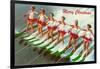 Women Water Skiers-null-Framed Art Print