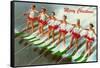 Women Water Skiers-null-Framed Stretched Canvas