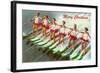 Women Water Skiers-null-Framed Art Print