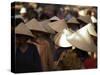 Women Wearing Conical Hats, Binh Tay Market, Ho Chi Minh City (Saigon), Vietnam-Christian Kober-Stretched Canvas