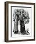 Women Wearing Fur-Lined Winter Coats-M.D. Morgon-Framed Art Print