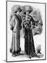 Women Wearing Fur-Lined Winter Coats-M.D. Morgon-Mounted Art Print