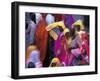 Women Wearing Saris, Pushkar, Rajasthan, India-Peter Adams-Framed Photographic Print