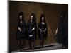 Women Wearing the Traditional Mantilla in Front of La Macarena Church in Seville, Spain-null-Mounted Photographic Print