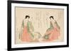 Women Wearing Two Court Costumes, 1801-Kikukawa Eizan-Framed Giclee Print