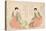 Women Wearing Two Court Costumes, 1801-Kikukawa Eizan-Stretched Canvas