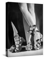 Women Wearing Unrationed Shoe Soles During the War-Nina Leen-Stretched Canvas