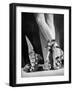 Women Wearing Unrationed Shoe Soles During the War-Nina Leen-Framed Premium Photographic Print