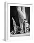 Women Wearing Unrationed Shoe Soles During the War-Nina Leen-Framed Premium Photographic Print