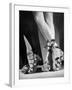 Women Wearing Unrationed Shoe Soles During the War-Nina Leen-Framed Photographic Print
